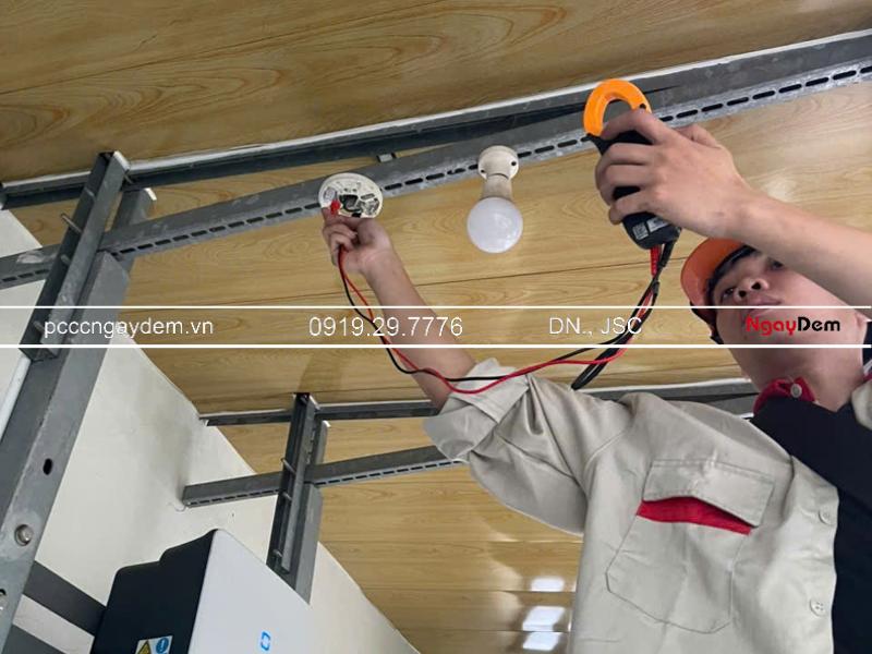 Bảo trì PCCC cho nhà máy sản xuất dược phẩm Abipha, KCN Phú Nghĩa Bảo dưỡng đầu báo cháy