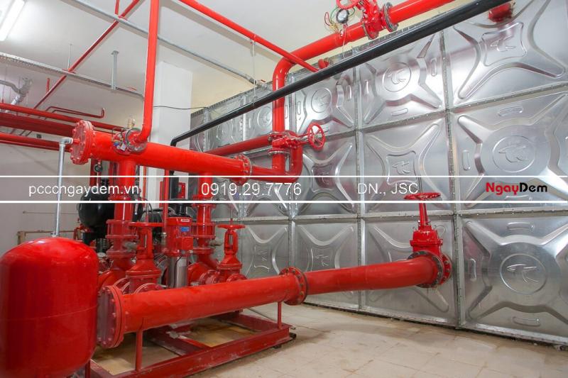 Quy định bể chứa nước PCCC tiêu chuẩn TCVN, Cách tính thể tích chuẩn Quy định bể chứa nước PCCC