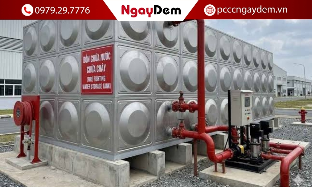 Quy định bể chứa nước PCCC