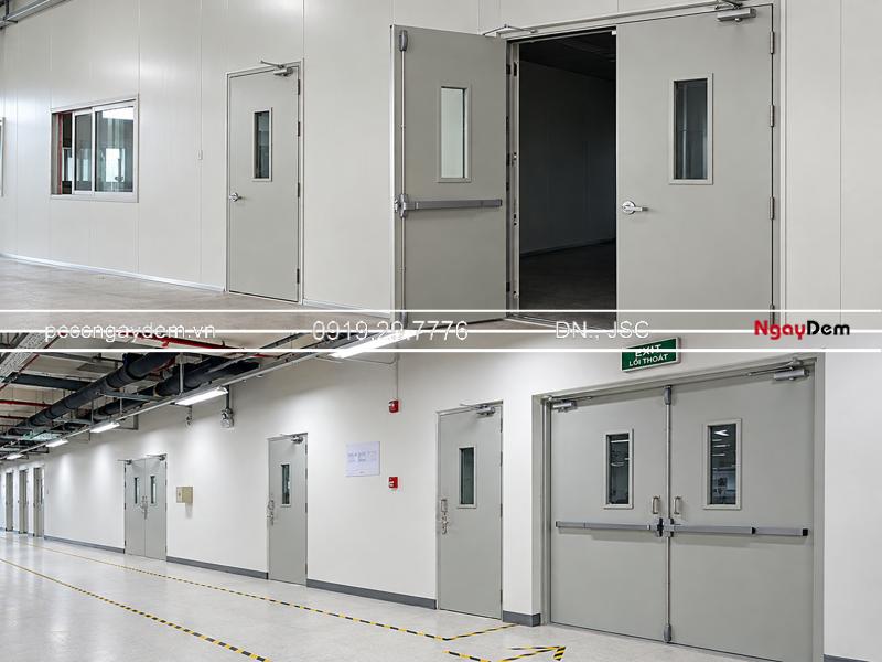 Quy định về cửa thoát hiểm trong công tác phòng cháy chữa cháy Quy định về cửa thoát hiểm nhà xưởng