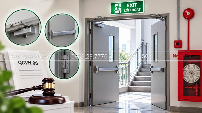 Quy định về cửa thoát hiểm trong công tác phòng cháy chữa cháy Quy định về cửa thoát hiểm