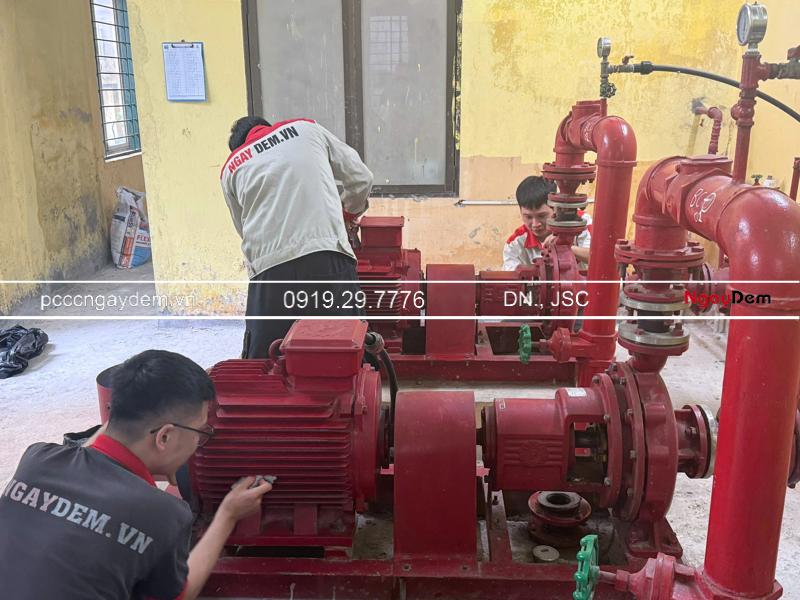 Quy định về máy bơm chữa cháy