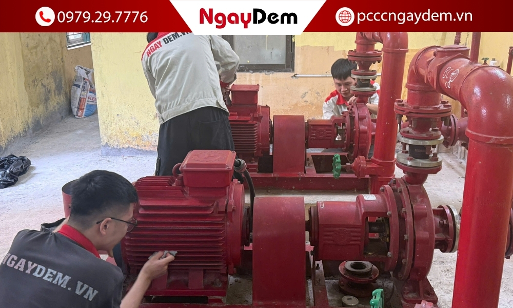 Quy định về máy bơm chữa cháy
