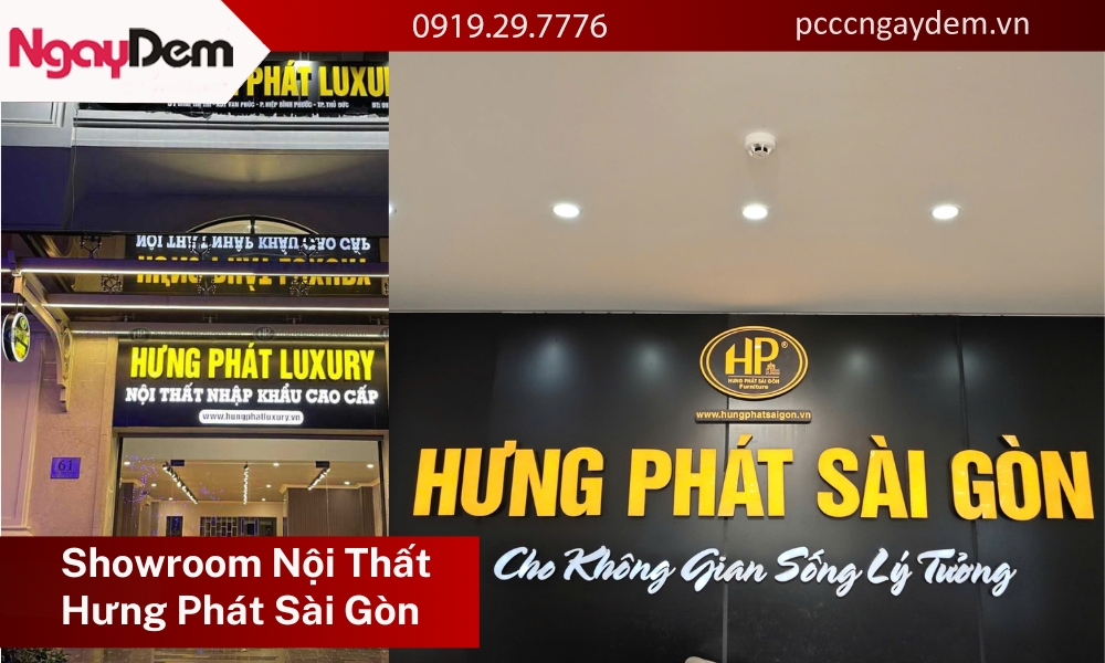 Thi công hệ thống PCCC Showroom Nội Thất