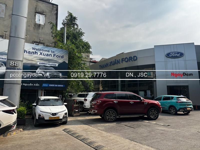 Bảo trì hệ thống PCCC Showroom Ô tô Thanh Xuân Ford, Hà Nội trọn gói