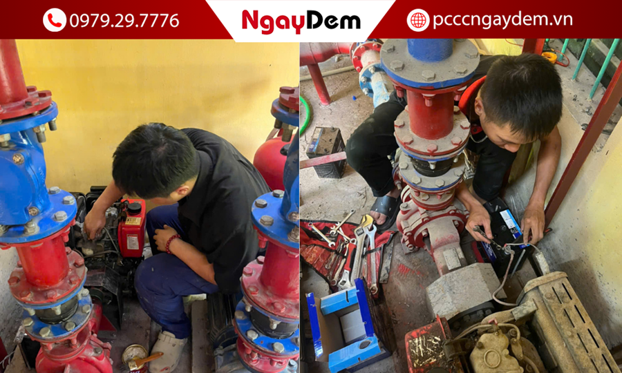 Sửa chữa, Bảo dưỡng máy bơm PCCC Hải Phòng - Bảo hành 12 tháng Sửa chữa máy bơm PCCC Hải Phòng