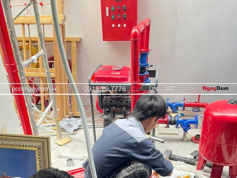 Thi công hệ thống PCCC Trường mầm non Tokyo Montessori Hàm Nghi