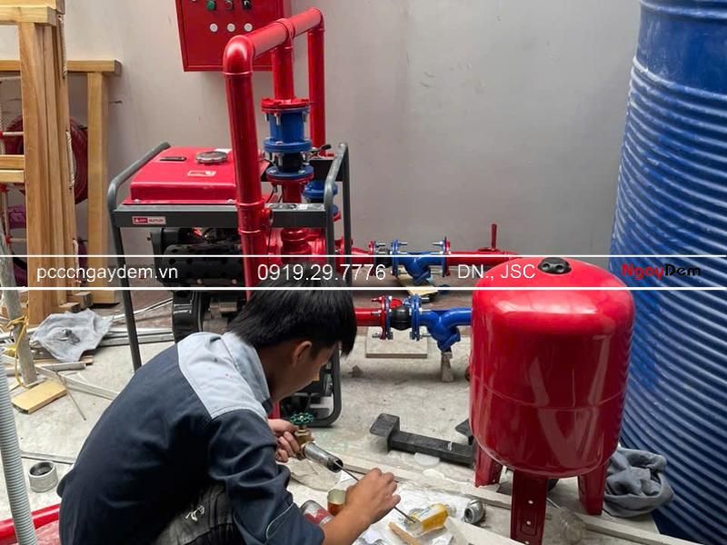 Thi công hệ thống PCCC Trường mầm non Tokyo Montessori Hàm Nghi