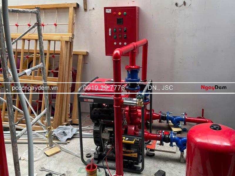 Thi công hệ thống PCCC Trường mầm non Tokyo Montessori Hàm Nghi