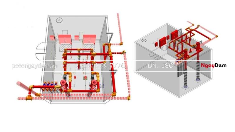 Thiết kế hệ thống chữa cháy bằng nước