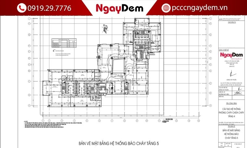 Tiêu chuẩn thiết kế PCCC văn phòng chuẩn pháp lý cho doanh nghiệp