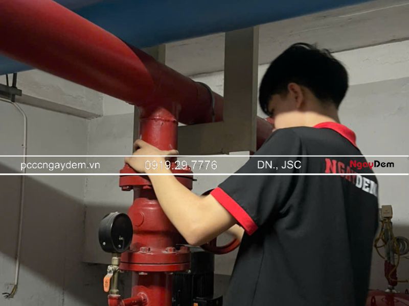 tính lưu lượng nước chữa cháy