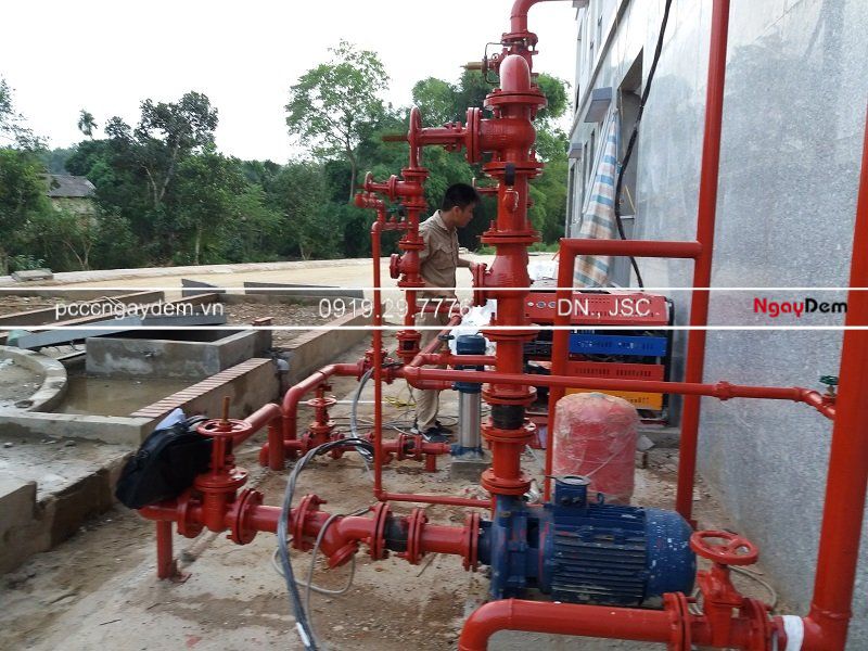 tính lưu lượng nước chữa cháy