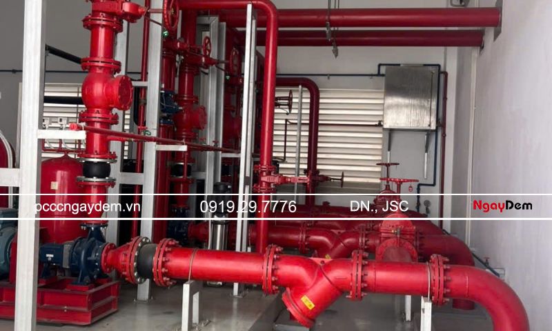 Cung cấp lưu lượng và áp lực nước chữa cháy