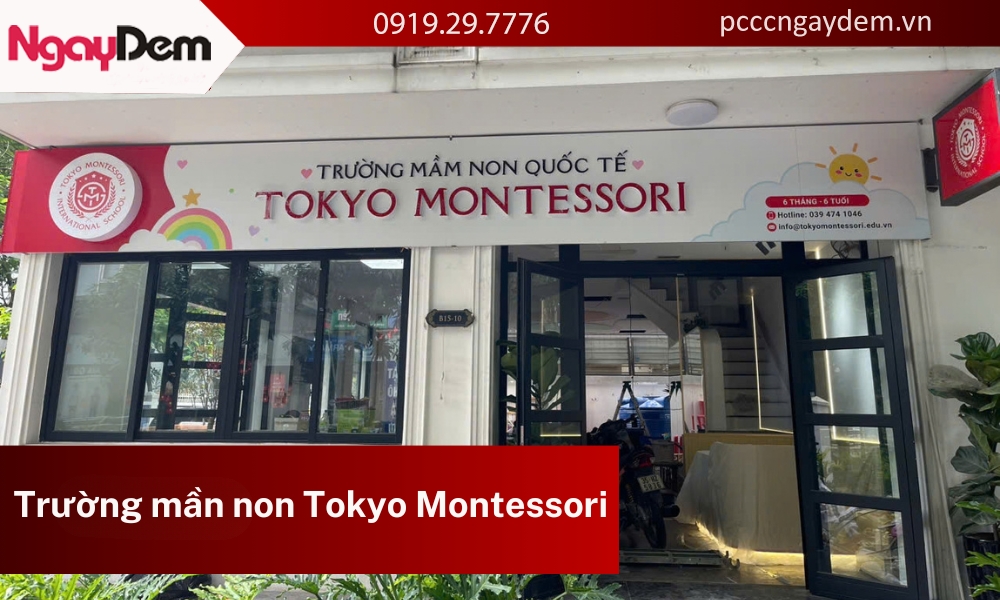 Thi công hệ thống PCCC Trường mầm non Tokyo Montessori
